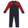 Nikiikoo Kids Girls Boys One Piece Water Sports Rash Guard Swimsuit UPF 50+ Long Sleeves Full Suit Wetsuit Swimwear Red 4 Years view 4