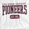 Texas Woman's University Official Est. Date Unisex Adult T Shirt,White, 5X-Large view 2