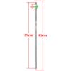 HNZMDY 31 inch Archery Pure Carbon Arrows Spine 250/300/350/400/500/600 Hunting Arrows with 2" Feather 100 Grain Replaceable Points Targeting Practice Arrows for Recurve Compound Bow (Spine 400, 12) view 3