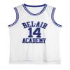 Amzdest 90s The Fresh Prince of Bel Air Academy #14 Jersey Shirt for Men and Women, Unisex Basketball Jersey for Theme Party (White, Large) view 1