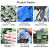GGHBOY Camo Netting, Camouflage Net Blinds Great for Sunshade Camping Shooting Hunting Camo Mesh Netting Bulk Roll Camo Netting Lightweight Durable (Size : 2 * 2M(6.5 * 6.5ft)) view 2