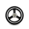 "5x2" Solid Wheel 5 Inch Tubeless Rubber Tire With Aluminum Hub Replacement Wheel For Trolley Cart Scooter view 1