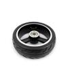 "5x2" Solid Wheel 5 Inch Tubeless Rubber Tire With Aluminum Hub Replacement Wheel For Trolley Cart Scooter view 2
