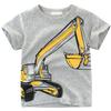 2-8Y Toddler Kids Baby Boys Summer T-Shirt Cotton Short Sleeve Blouse Basketball Soccer Funny Print Tops Clothes view 1
