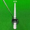 MAZEL Golf Putting Alignment Rail,Alloy Steel Golf Trainer Aid for Putting Green,35 * 1.6 Inch,Precision Distance Control & Instant Feedback (Putting Alignment Rail, Putting Ring, Practice Ball) view 1