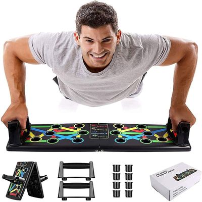 Chitra Fitness Portable Push Up Board System, 14 in 1 Body Building Exercise Tools