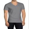 Fruit of The Loom Men's Lightweight Active Cotton Blend Underwear & Undershirts, V-Neck - 8 Pack - Black/Grey, Small view 2