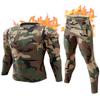 Thermal Underwear for Men, Long Johns Winter Hunting Gear Sport Skiing Base Layer Top and Bottom Set Midweight Camo Green X-Large view 1