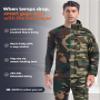 Thermal Underwear for Men, Long Johns Winter Hunting Gear Sport Skiing Base Layer Top and Bottom Set Midweight Camo Green X-Large view 4