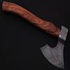 Hand Forged Damascus Steel Viking Bearded Hawk Tomahawk Axe Head Camping and Hiking Hatchet Axe Head view 2
