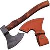 Hand Forged Damascus Steel Viking Bearded Hawk Tomahawk Axe Head Camping and Hiking Hatchet Axe Head view 3