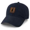 Chowdaheadz Live Free New Hampshire Leather Patch Dad Hat Navy view 1