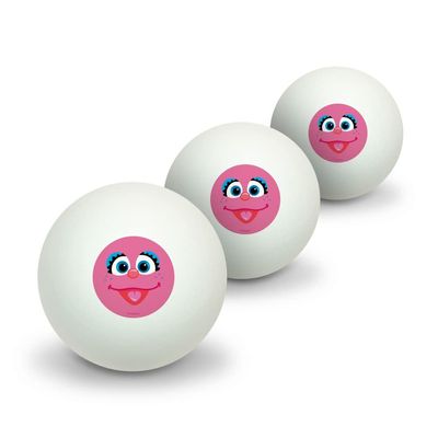 GRAPHICS & MORE Sesame Street Abby Cadabby Novelty Table Tennis Ping Pong Ball 3 Pack