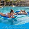 VOS Tahoe Premium Ultra Oversized Floating Water Mat, Foam Water Floating Pad, Lily Pad - Perfect for Lake, Pool, Beach, Sports & Water Activities, Suitable for Multiple Users (Blue/Seafoam) view 2