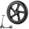 AOWESM 8 Inch Scooter Wheels 200mm Large Replacement Wheelchair Wheels w/Bearings ABEC-9 for Walker & Rollator & The Razor A5 Lux & Carbon Lux Kick Scooter & Shopping Cart (Set of 2) (Black) view 4