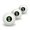 GRAPHICS & MORE Sesame Street Oscar Go Away! Novelty Table Tennis Ping Pong Ball 3 Pack view 1