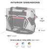 Engel HD30 High-Performance Soft Sided Tote Cooler - Durable, Leak-Proof, Portable Ice Chest for Camping, Fishing, Tailgating & Outdoor Activities - Long-Lasting Cold Retention view 3