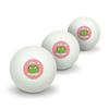 GRAPHICS & MORE Sesame Street Oscar Cute 'n Grumpy Novelty Table Tennis Ping Pong Ball 3 Pack view 1