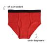 MALLARY BY MATTHEW Boys Kids 100% Cotton Briefs Underwear (16 Pack), Black Elastic, X-Large view 2