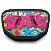 Battle Sports Novelty Football Back Plate  Hard Shell Lower Back Protector with Contoured Foam for High-Impact Protection - Youth, Graffiti view 2