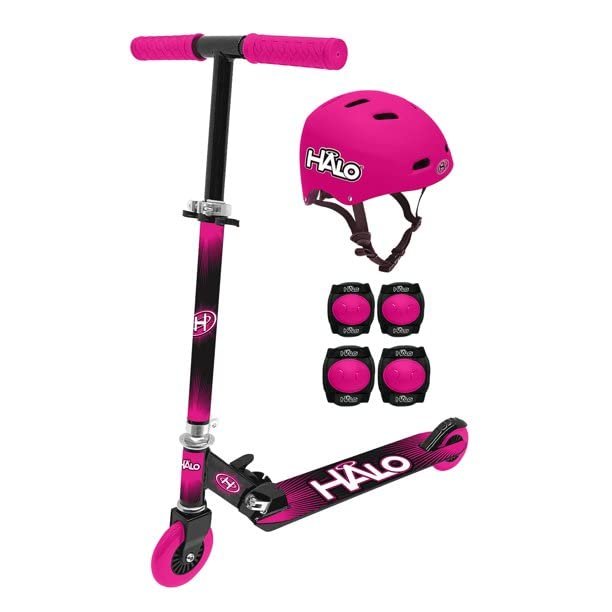 Halo Rise Above Inline Scooter 6 Piece Combo Set PinkL8