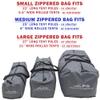 ALPS Mountaineering Zippered Tent Bag, Medium - Gray view 3