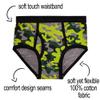 MALLARY BY MATTHEW Boys Kids 100% Cotton Briefs Underwear (16 Pack), Neon Camo, Small view 2