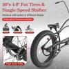 Tracer Harman Cruiser Bike, Chopper Bicycle, Rear Coaster Brake, Freestyle Steel Crankset, 26" x 4" Fat Tires Hi Handle Bar, Matte Black, Harman view 4