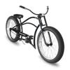 Tracer Harman Cruiser Bike, Chopper Bicycle, Rear Coaster Brake, Freestyle Steel Crankset, 26" x 4" Fat Tires, Black, Harman view 1