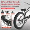 Tracer Harman Cruiser Bike, Chopper Bicycle, Rear Coaster Brake, Freestyle Steel Crankset, 26" x 4" Fat Tires, Black, Harman view 3