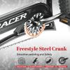 Tracer Harman Cruiser Bike, Chopper Bicycle, Rear Coaster Brake, Freestyle Steel Crankset, 26" x 4" Fat Tires, Black, Harman view 4