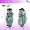 R J Sports Paradise 9" Deluxe Ladies Cart Bag, Abstract, 9 view 2