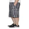 AIRNINE Men's Cargo Plaid Relaxed Loose Fit Shorts (S to 5XL) (4X-Large, DK Grey_P3312) view 2