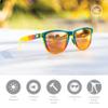 Knockaround Premiums Sport - Polarized Running Sunglasses for Women & Men - Impact Resistant Lenses & Full UV400 Protection, Desert view 4