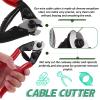 Keadic 83Pcs Universal Bike Cable Housing Set Includes Stainless Steel Bicycle Brake Shifter Cable, O-Rings, Cable End Caps, Cable Cutter and Black Cable Housing for Road Mountain Bicycle Cycling view 4