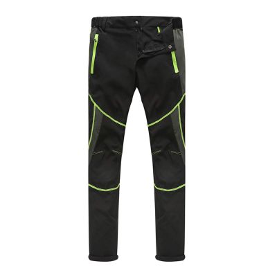 Mens Hiking Pants Waterproof Slim Fit Quick Dry Lightweight Athletic Fit Pants Outdoor Windbreaker Trousers Belts Green