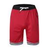 QWENTMTNTY Mens Basketball Shorts Quick Dry Pockets Loose Fit Gym Athletic Shorts Knee Length Elastic Waist Sportswear Red view 1