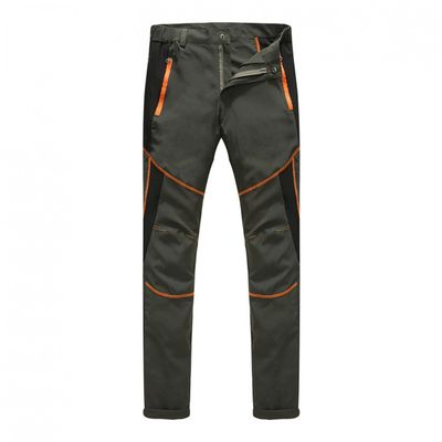 Mens Hiking Pants Waterproof Slim Fit Quick Dry Lightweight Athletic Fit Pants Outdoor Windbreaker Trousers Belts Army Green
