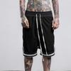 QWENTMTNTY Mens Basketball Shorts Quick Dry Pockets Loose Fit Gym Athletic Shorts Knee Length Elastic Waist Sportswear Black view 2