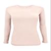 Natural Uniforms Women's Plus Size Long Sleeve Tee Shirt Sizes XL to 5X (Nude, 4X-Large) view 1