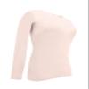 Natural Uniforms Women's Plus Size Long Sleeve Tee Shirt Sizes XL to 5X (Nude, 4X-Large) view 3