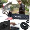 AQUARM Kayak Roof Rack Pads Universal Car Soft Roof Rack for Canoe/Surfboard/Paddle Board/SUP/Snow Board with Adjustable & Steady Tie-Down Straps and Storage Bag (Dark Black) view 4