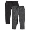 The Children's Place Boys Athletic Performance Pants, Dark Gray/Heather Gray 2-Pack, X-Small US view 1