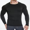 4 Pack Compression Shirts for Men Long Sleeve Athletic Cold Weather Base Layer Undershirt Gear T Shirt for Workout M view 4