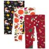 The Children's Place Baby Girls and Toddler Fashion Leggings, Halloween/Thanksgiving/Christmas 3 Pack, 18-24 Months US view 1