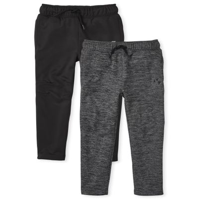 The Children's Place,Active Jogger Pants,2 Pack,Dark Gray/Heather Gray,Large (10/12)