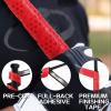 VEASAERS Bat Grip Tape Baseball Softball 2/4 Pack 40 inch 1.75mm Precut and Full Adhesive Back Pro Feel Soft Comfortable Tapes for Old Bats Handles (2 Pcs-Red Dot) view 3