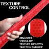 VEASAERS Bat Grip Tape Baseball Softball 2/4 Pack 40 inch 1.75mm Precut and Full Adhesive Back Pro Feel Soft Comfortable Tapes for Old Bats Handles (2 Pcs-Red Dot) view 4