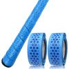 VEASAERS Bat Grip Tape Baseball Softball 2/4 Pack 40 inch 1.75mm Precut and Full Adhesive Back Pro Feel Soft Comfortable Tapes for Old Bats Handles (2 Pcs-Blue Dot) view 2