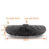 12inch Wheel With Pneumatic Tire Tube Compatible With 160mm Disc Brake 12 1/2 X 2 1/4 Black Wheel For Mini Bicycle Scooterblack wheel view 4
